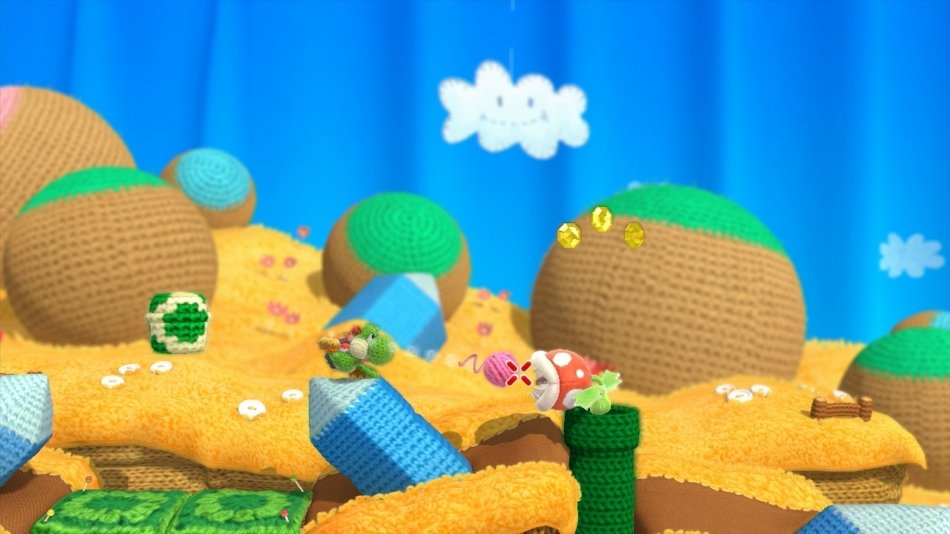 Скриншот из игры Yoshi's Woolly World - 5