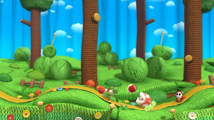 Скриншот из игры Yoshi's Woolly World - 33
