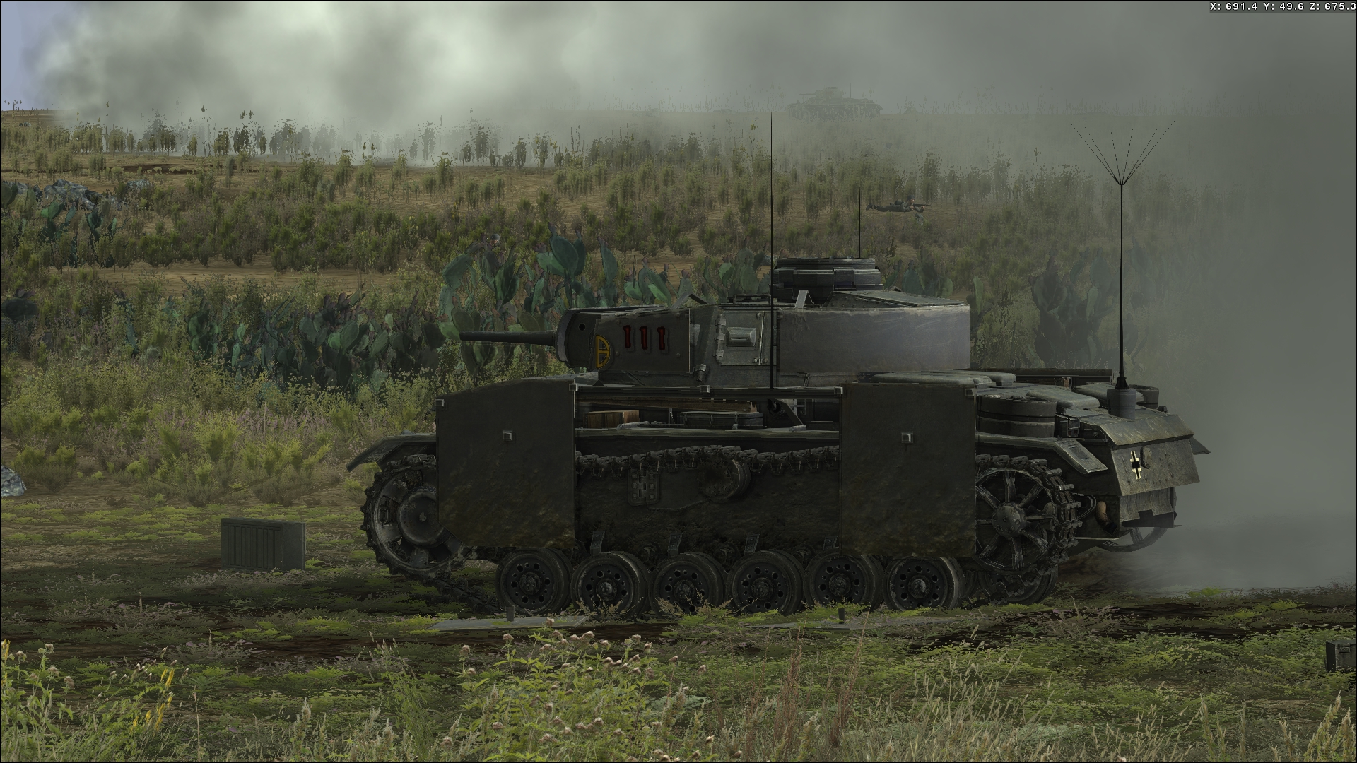 Скриншот из игры Tank Warfare: Tunisia 1943 - 45