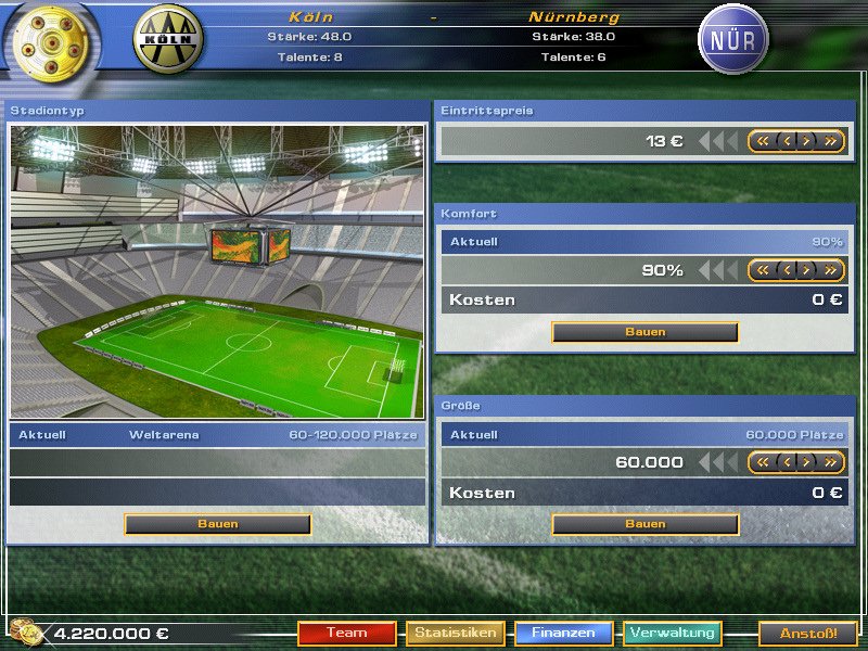 Скриншот из игры Heimspiel 2006: Der Fussballmanager - 2