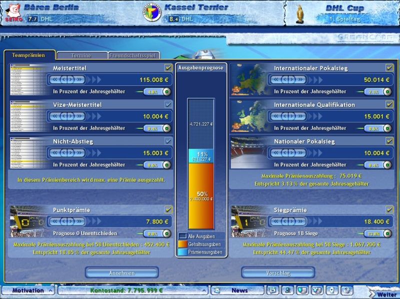 Скриншот из игры Ice Hockey Club Manager 2005 - 4