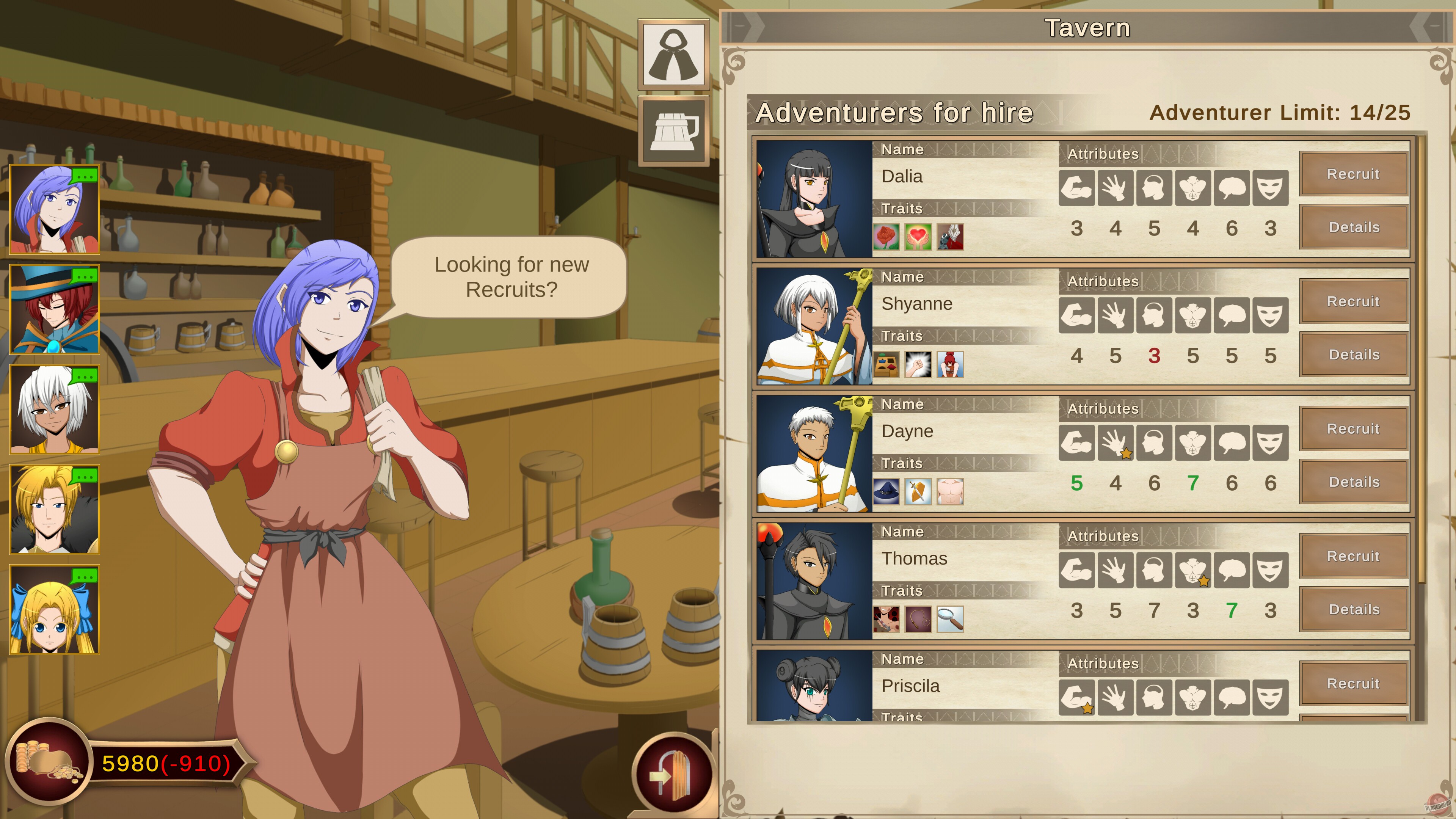 Скриншот из игры Our Adventurer Guild - 1