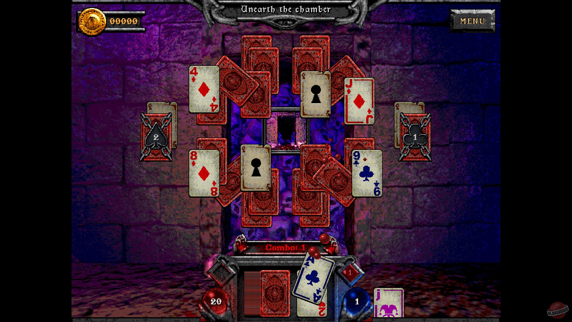 Скриншот из игры Forbidden Solitaire - 1
