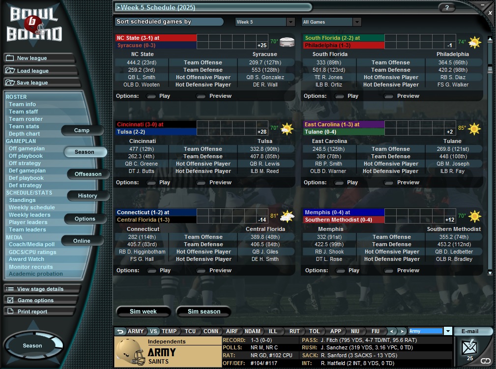 Скриншот из игры Bowl Bound College Football - 26