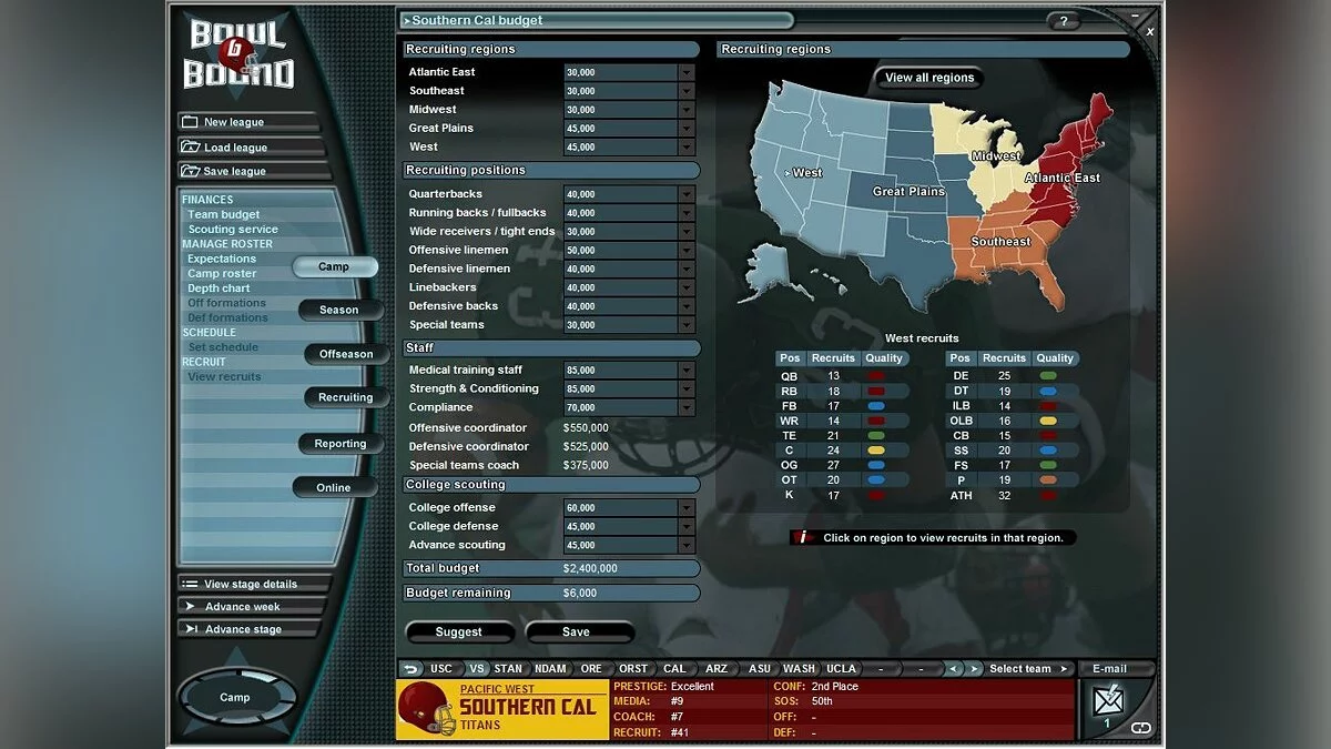 Скриншот из игры Bowl Bound College Football - 15