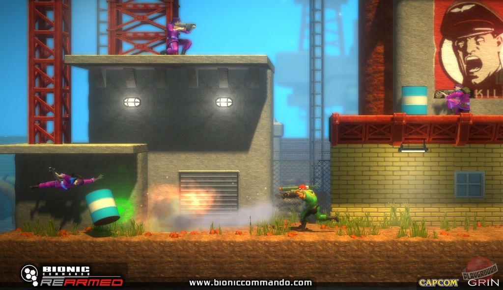 Скриншот из игры Bionic Commando Rearmed - 98