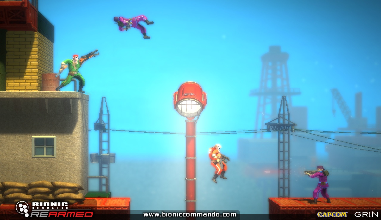 Скриншот из игры Bionic Commando Rearmed - 49