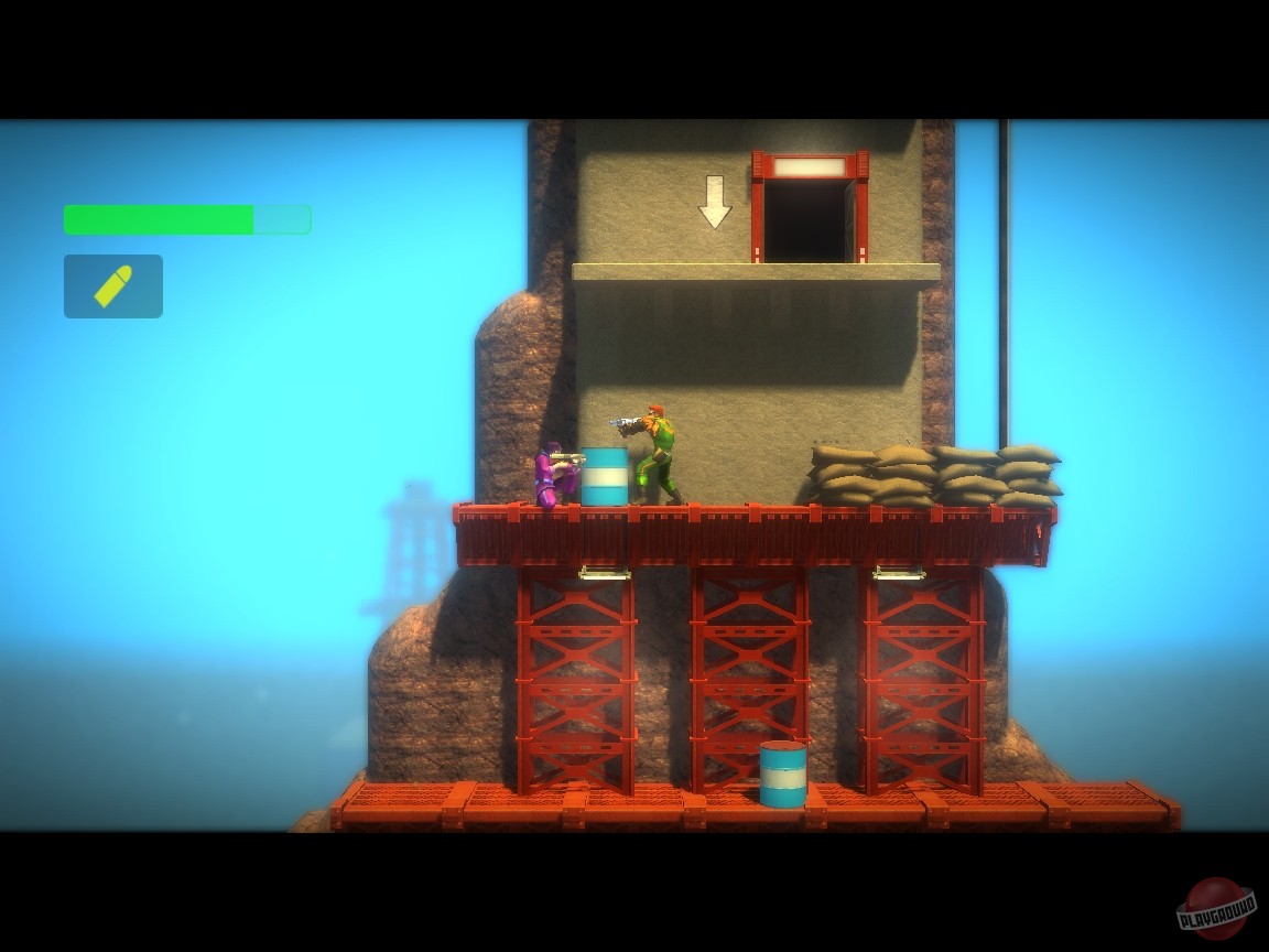 Скриншот из игры Bionic Commando Rearmed - 87