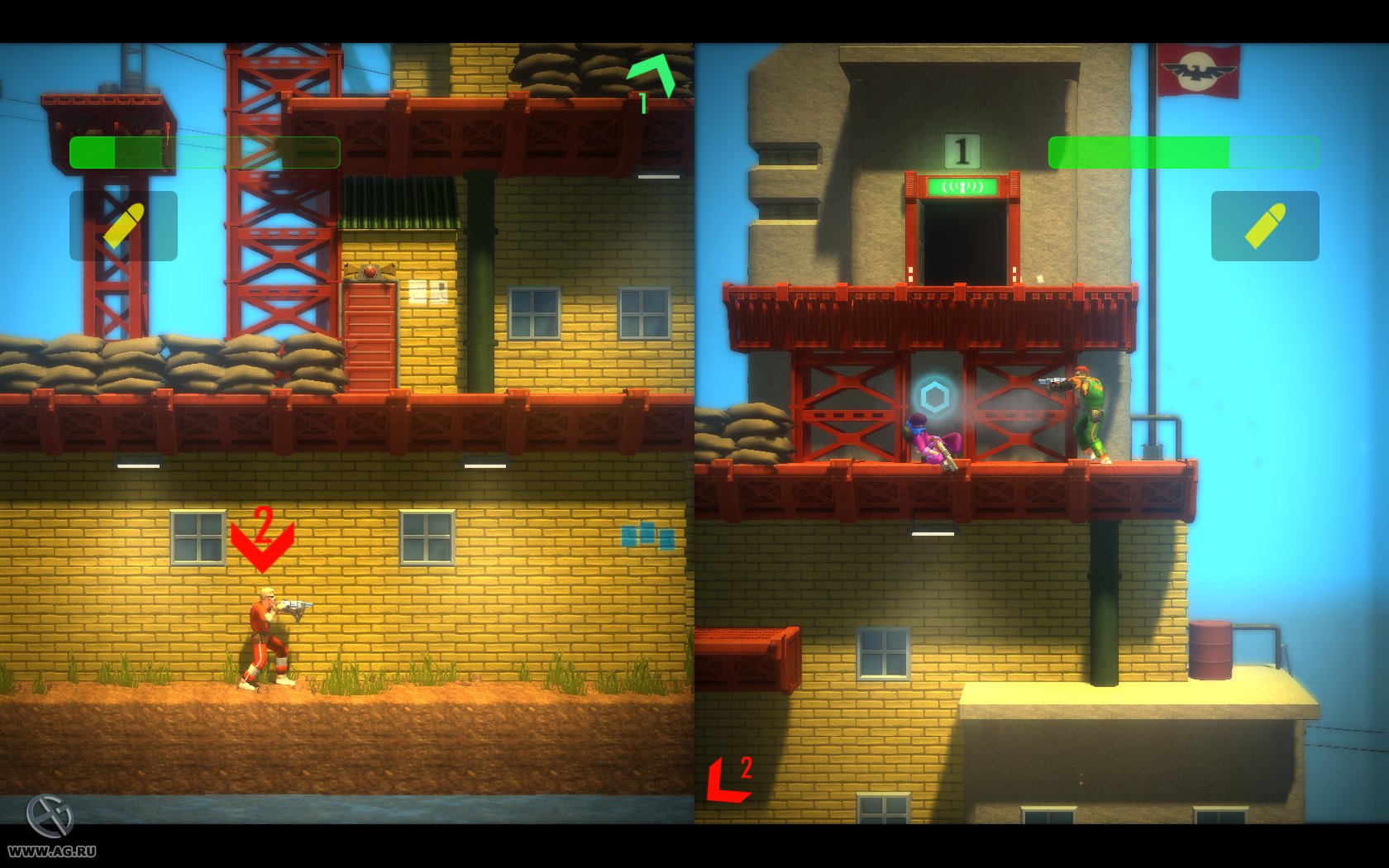 Скриншот из игры Bionic Commando Rearmed - 124