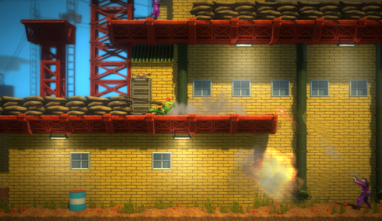 Скриншот из игры Bionic Commando Rearmed - 51