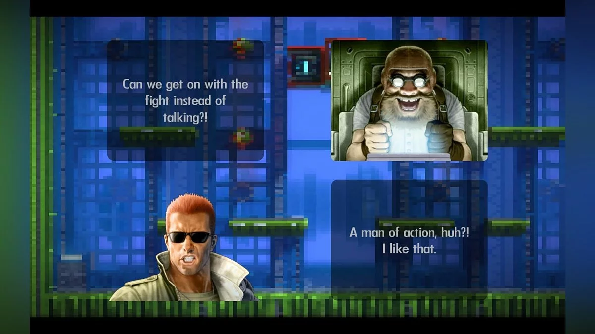 Скриншот из игры Bionic Commando Rearmed - 7