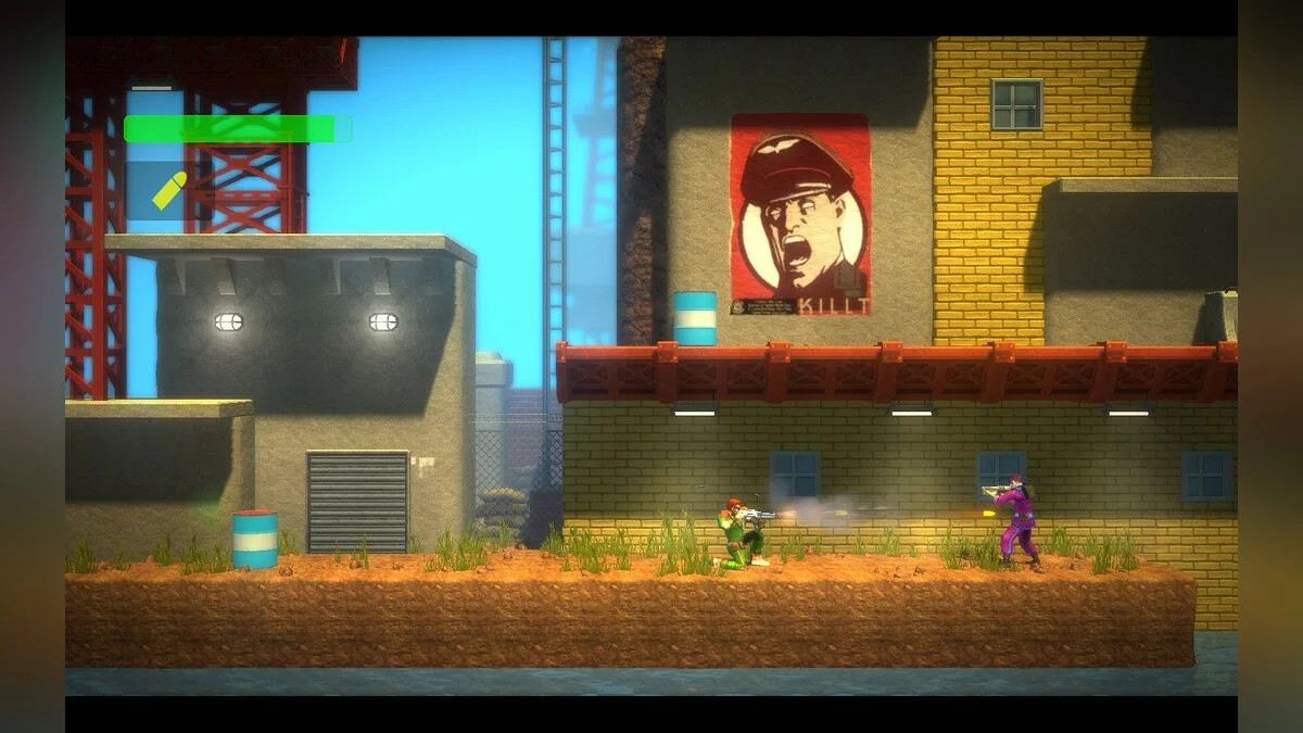 Скриншот из игры Bionic Commando Rearmed - 21