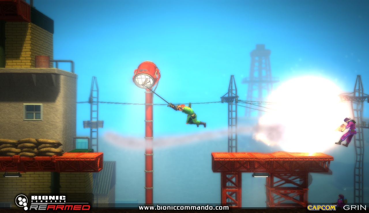 Скриншот из игры Bionic Commando Rearmed - 96