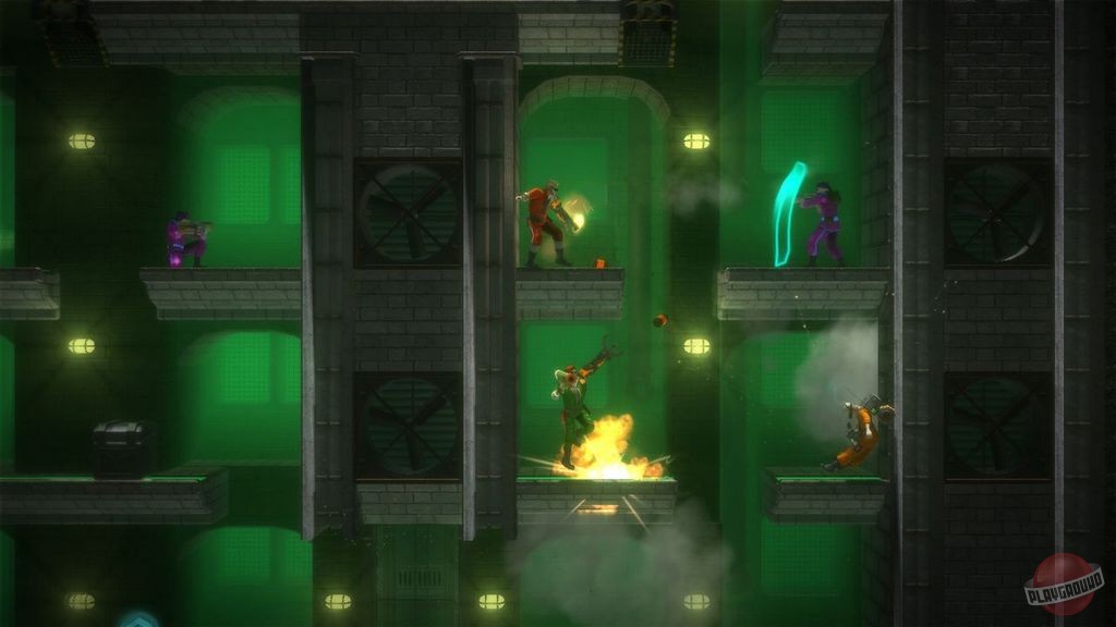 Скриншот из игры Bionic Commando Rearmed - 74