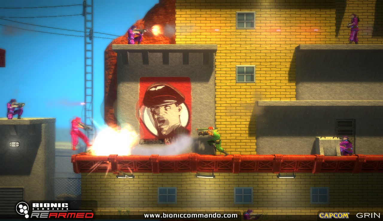 Скриншот из игры Bionic Commando Rearmed - 3