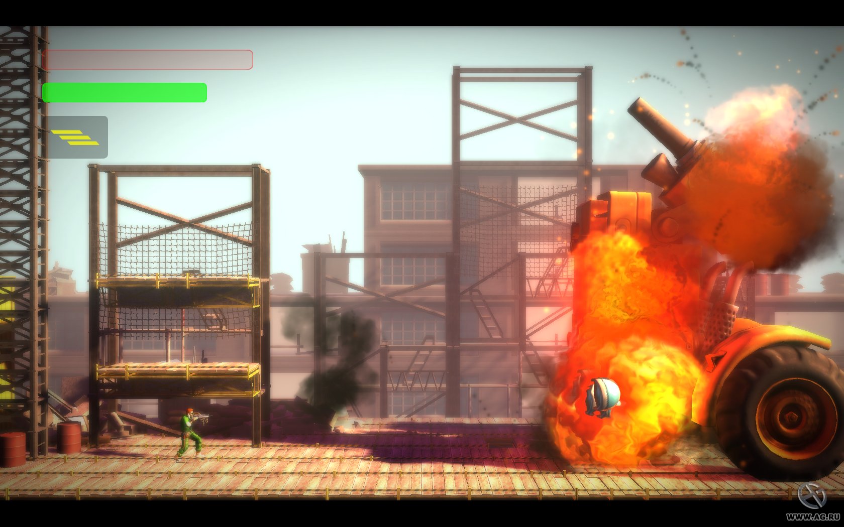 Скриншот из игры Bionic Commando Rearmed - 127