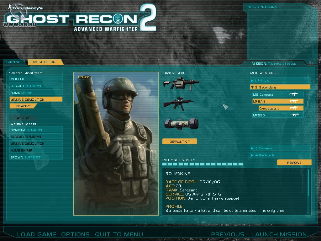 Скриншот из игры Tom Clancy's Ghost Recon: Advanced Warfighter 2 - 149