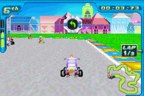 Скриншот из игры Digimon Racing - 1