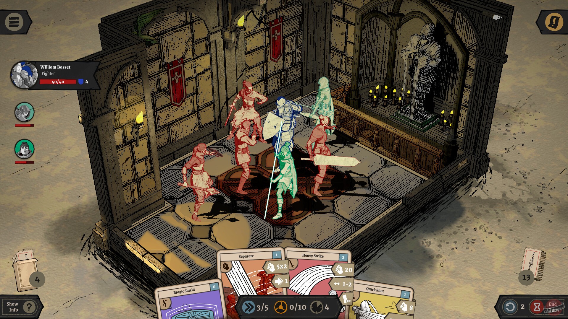 Скриншот из игры Knights in Tight Spaces - 2