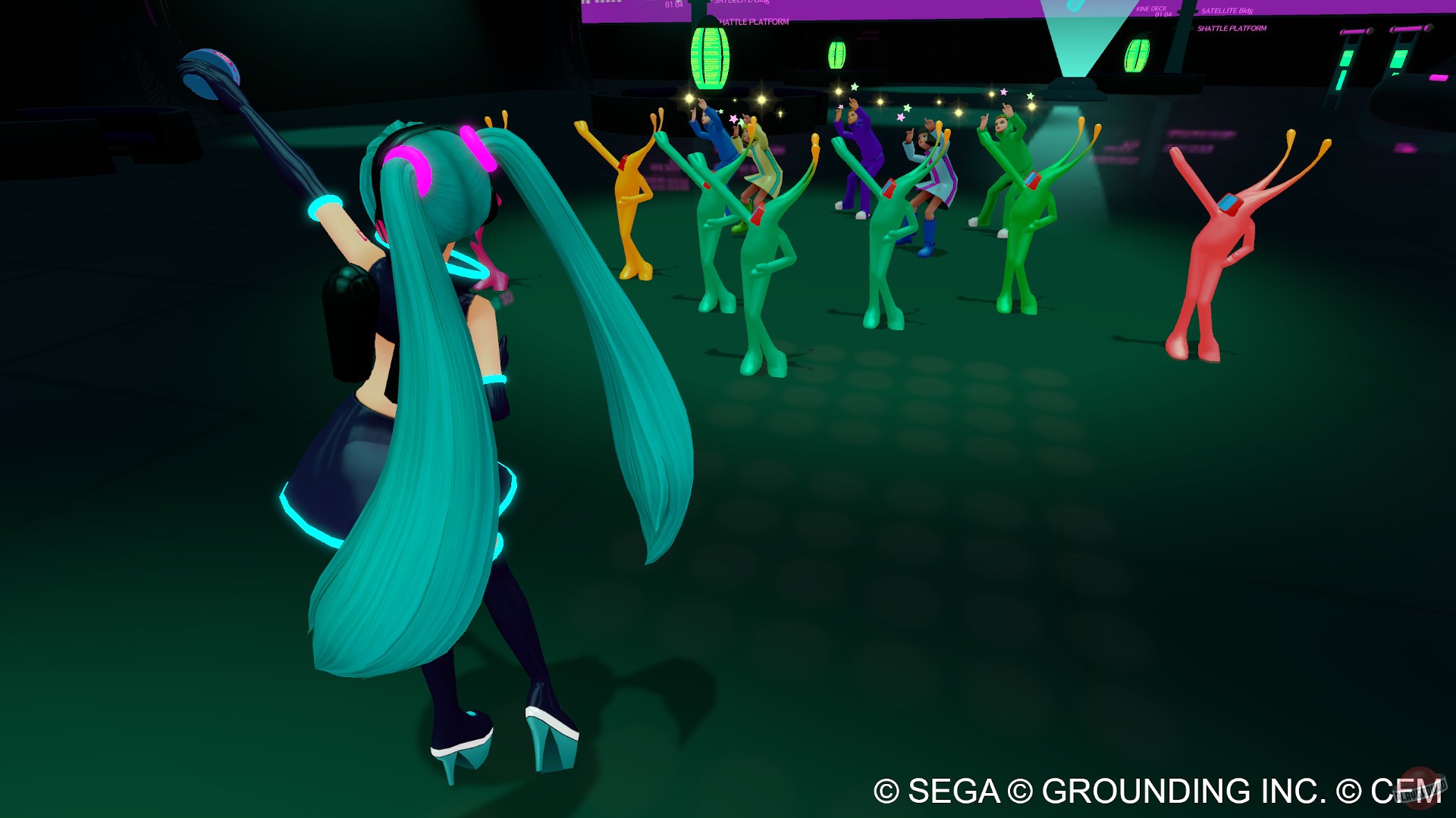 Скриншот из игры Space Channel 5 VR: Kinda Funky News Flash! - 14