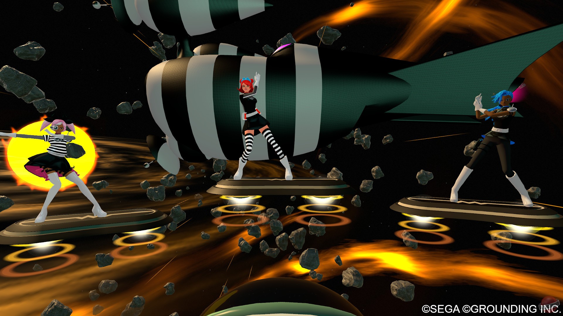 Скриншот из игры Space Channel 5 VR: Kinda Funky News Flash! - 7