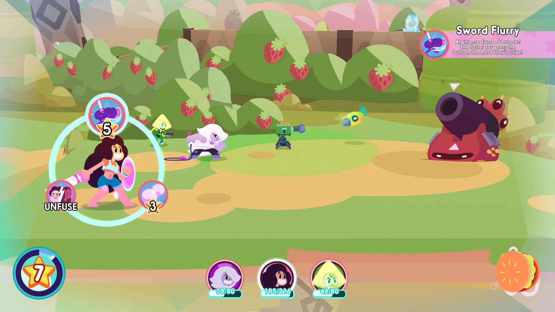 Скриншот из игры Steven Universe: Save the Light - 3