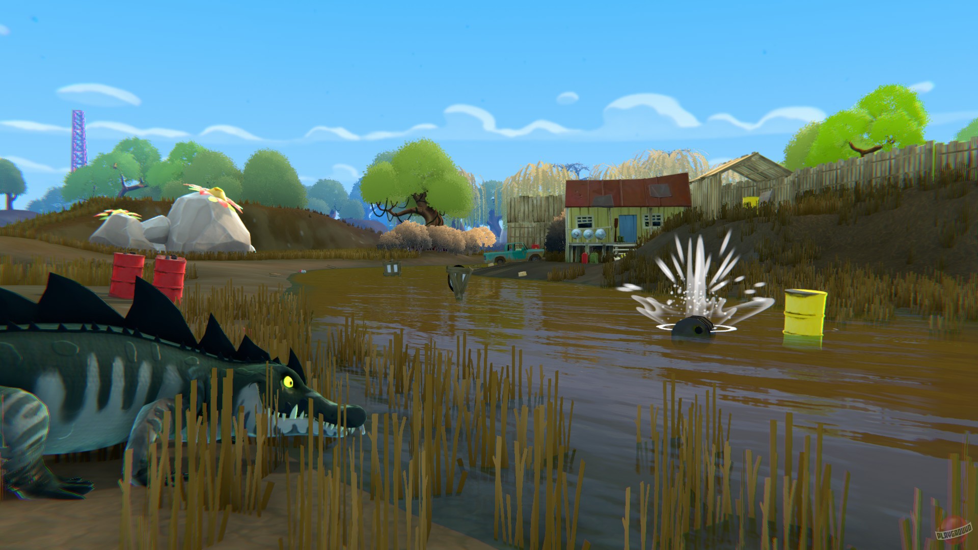 Скриншот из игры Angry Alligator - 2