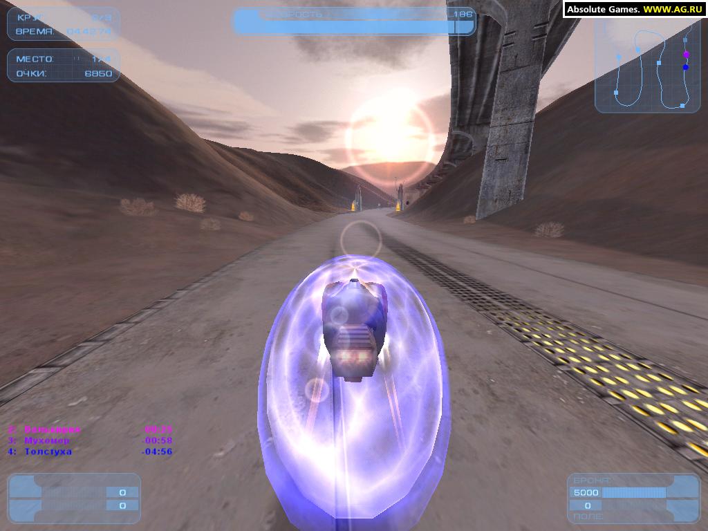 Скриншот из игры Hoverace - 1