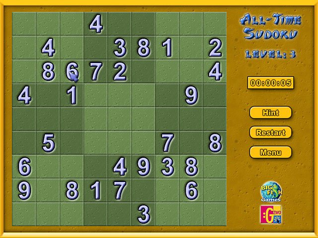 Скриншот из игры All-Time Sudoku - 1