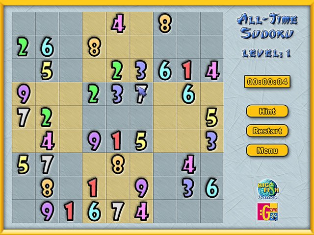 Скриншот из игры All-Time Sudoku - 2