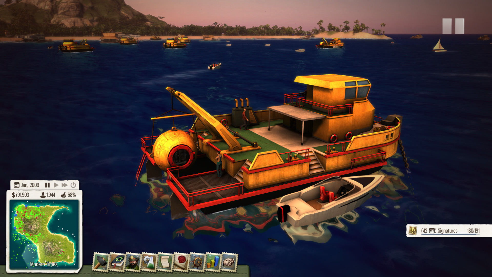 Скриншот из игры Tropico 5: Waterborne - 1