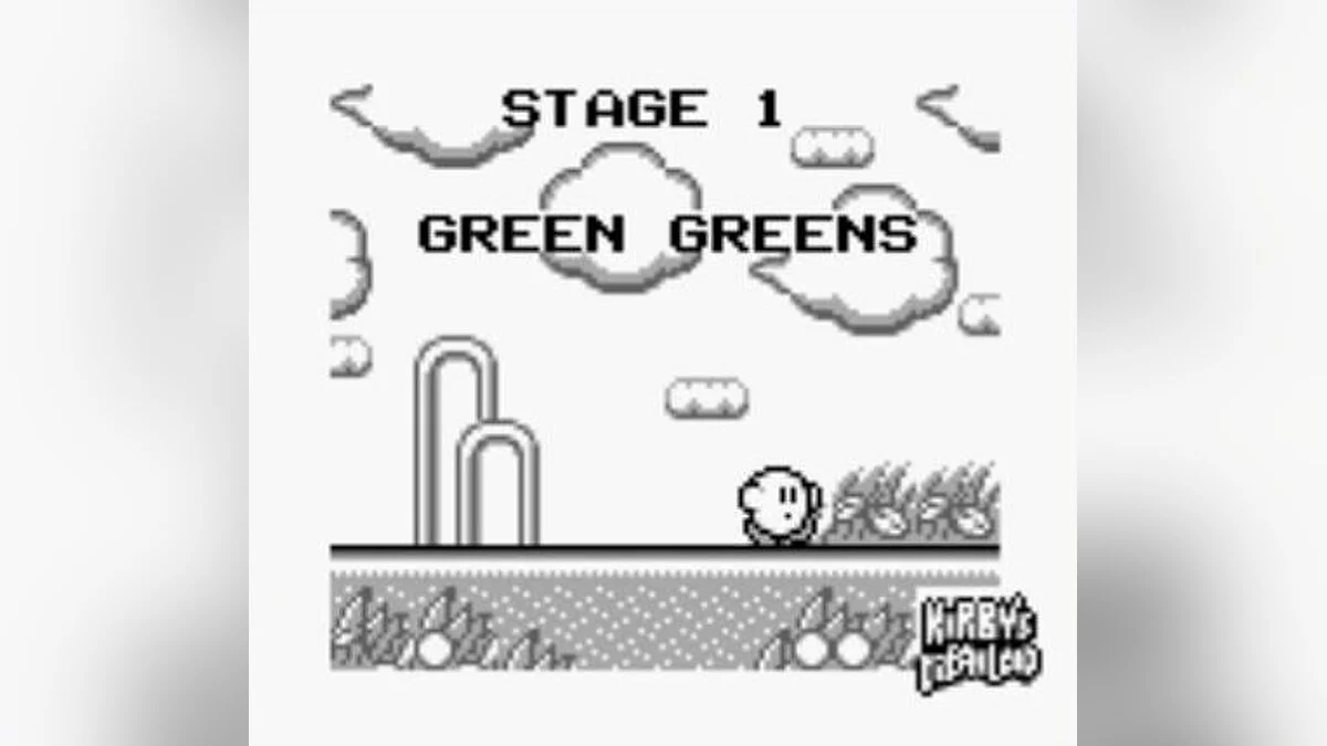 Скриншот из игры Kirby's Dream Land - 1