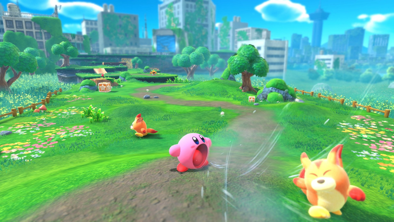 Скриншот из игры Kirby and the Forgotten Land - 7