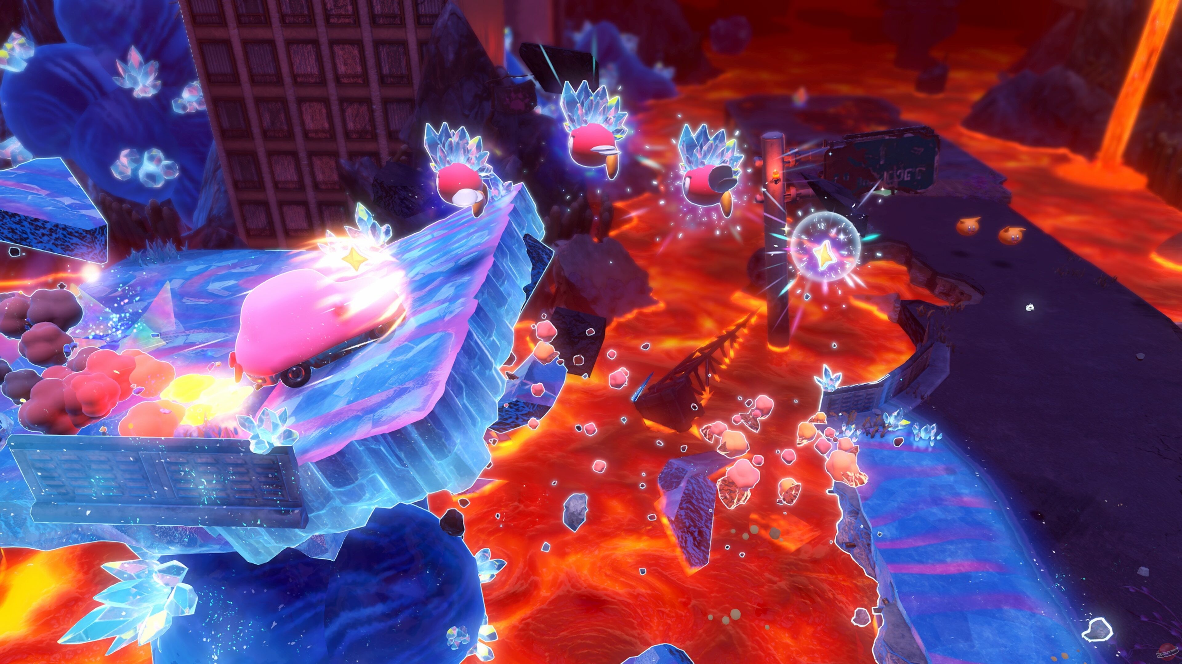 Скриншот из игры Kirby and the Forgotten Land - 3