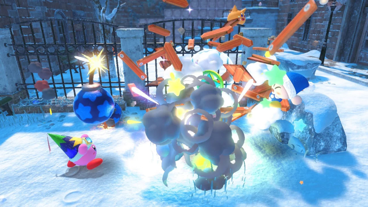 Скриншот из игры Kirby and the Forgotten Land - 22