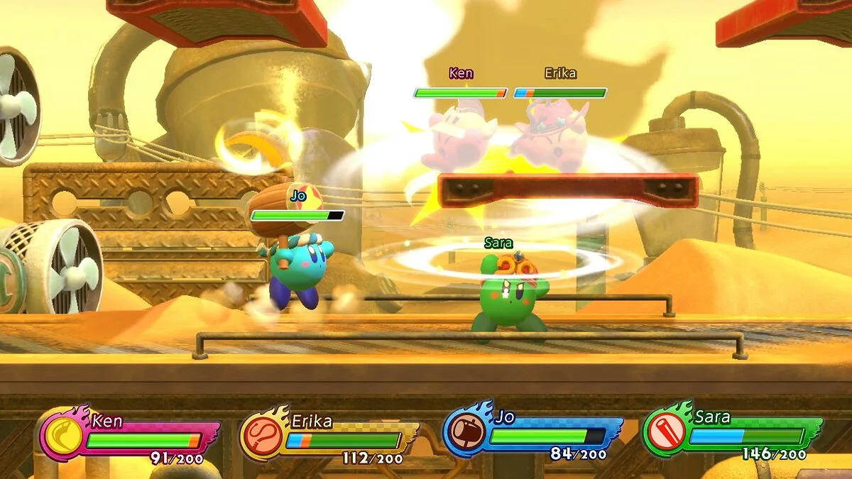 Скриншот из игры Kirby Fighters 2 - 10