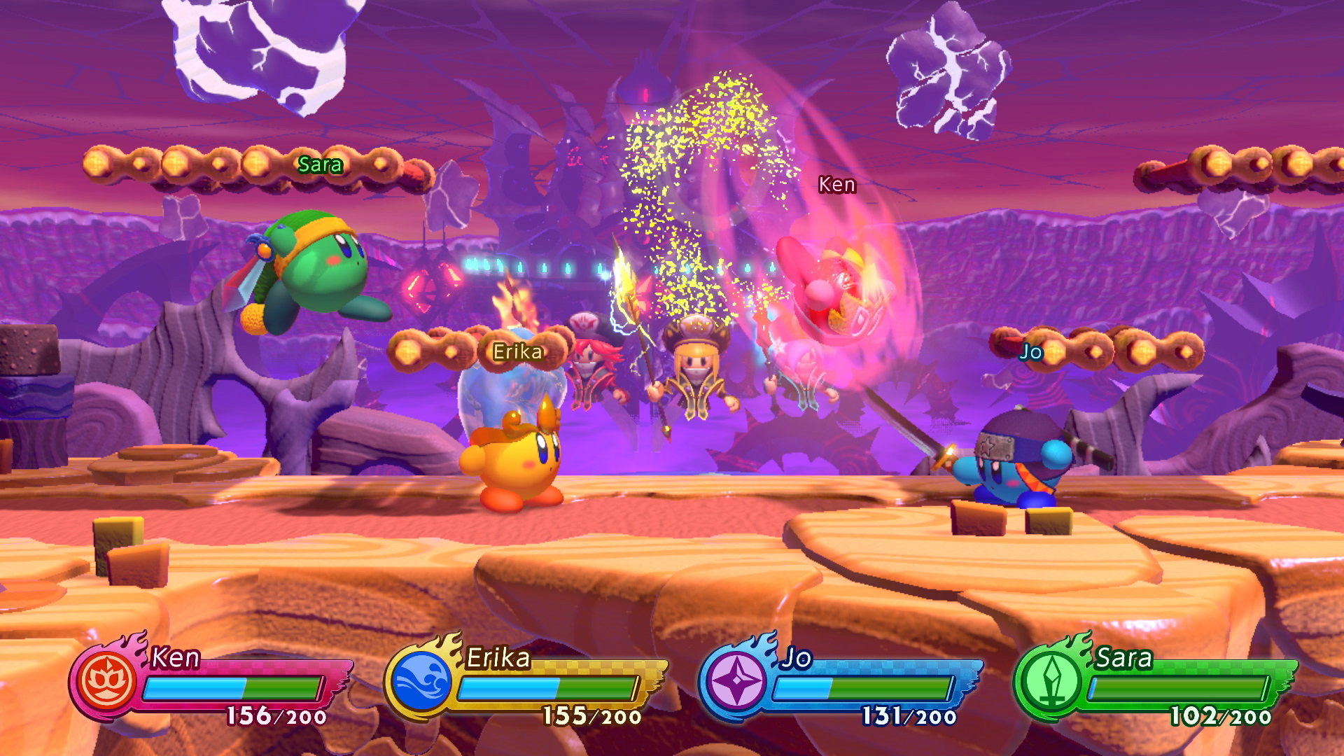 Скриншот из игры Kirby Fighters 2 - 2