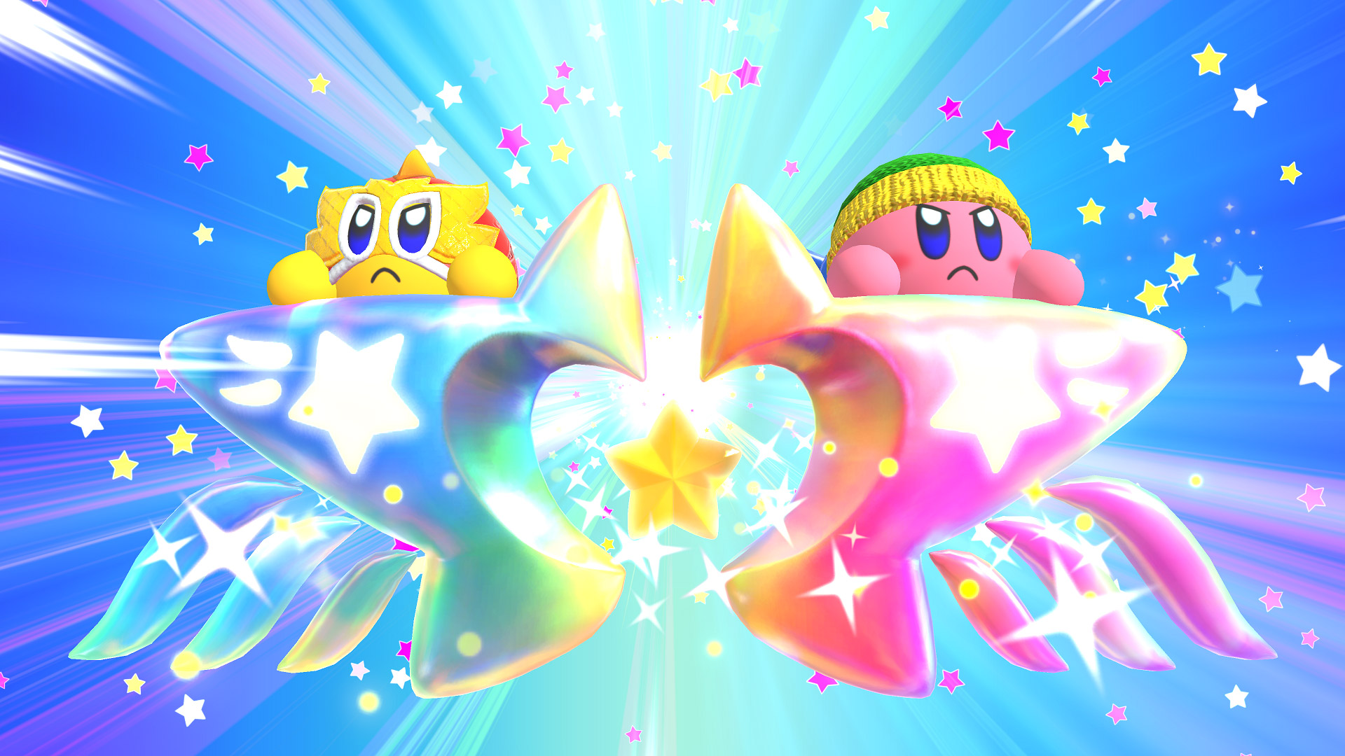 Скриншот из игры Kirby Fighters 2 - 7