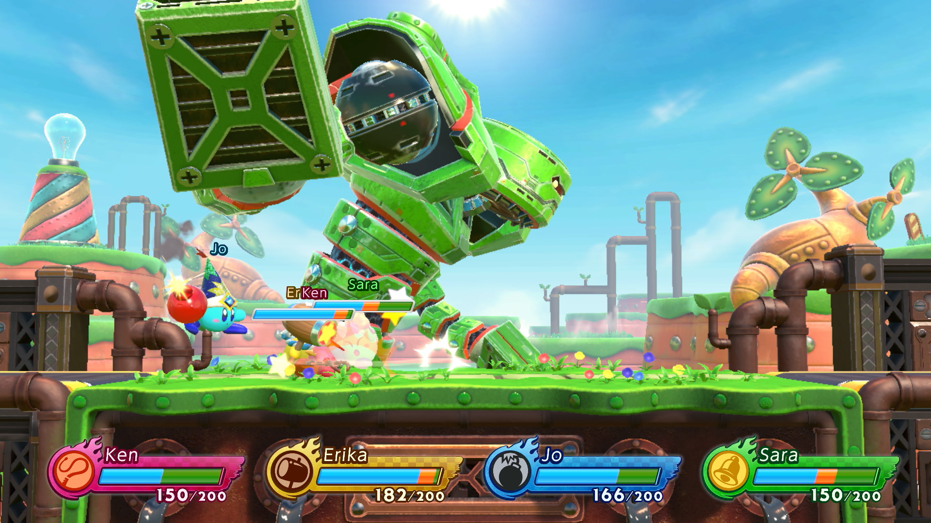 Скриншот из игры Kirby Fighters 2 - 8