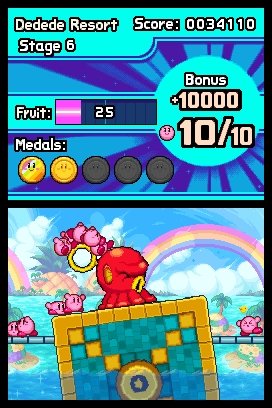 Скриншот из игры Kirby Mass Attack - 45