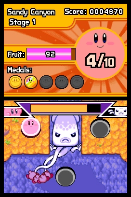 Скриншот из игры Kirby Mass Attack - 88