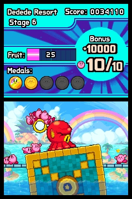 Скриншот из игры Kirby Mass Attack - 39