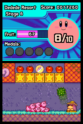 Скриншот из игры Kirby Mass Attack - 51