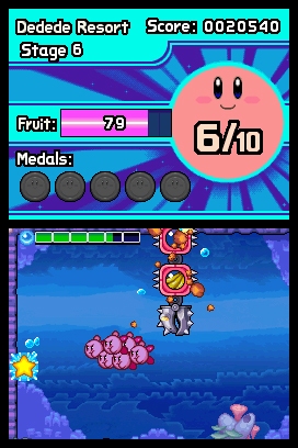 Скриншот из игры Kirby Mass Attack - 19