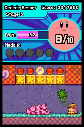 Скриншот из игры Kirby Mass Attack - 9