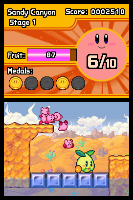 Скриншот из игры Kirby Mass Attack - 27