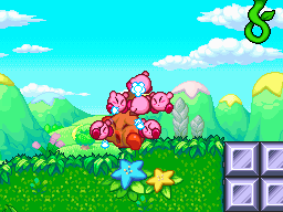 Скриншот из игры Kirby Mass Attack - 3