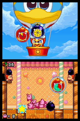 Скриншот из игры Kirby Mass Attack - 6