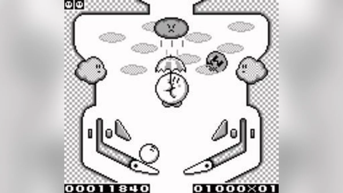 Скриншот из игры Kirby's Pinball Land - 1