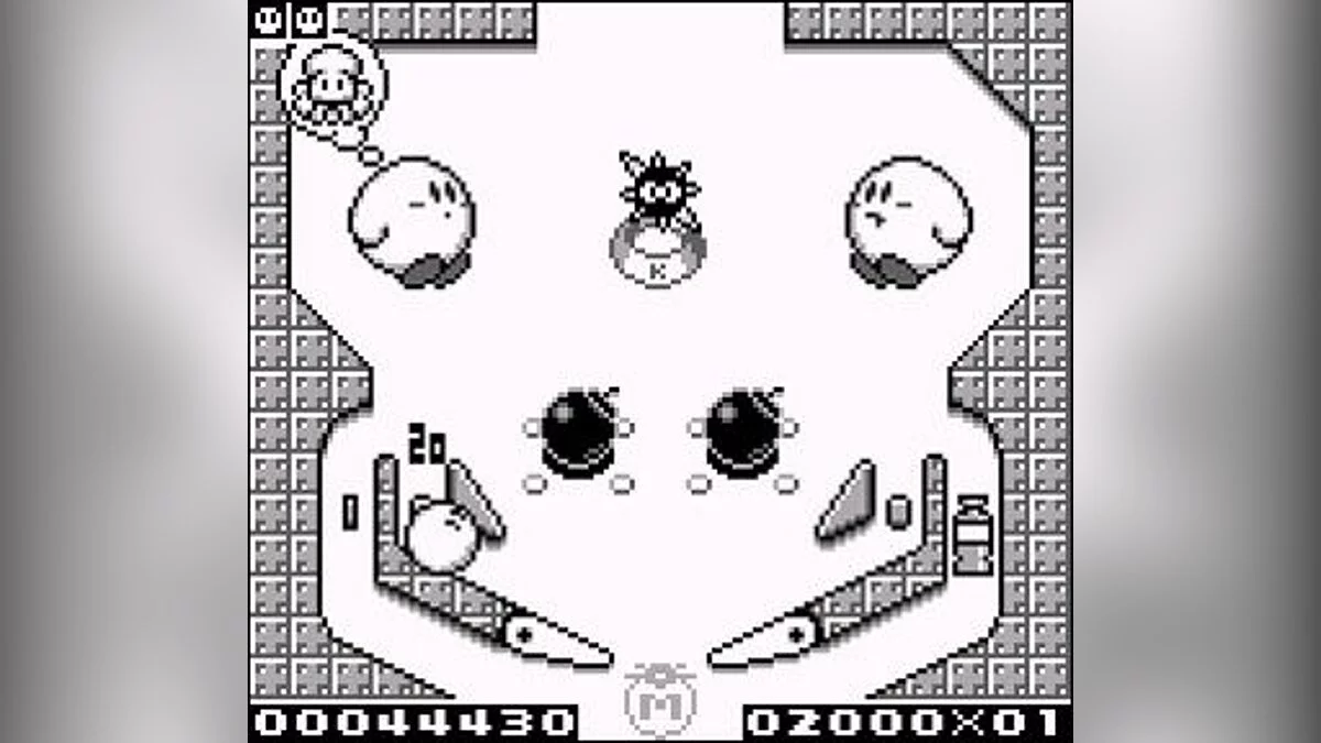 Скриншот из игры Kirby's Pinball Land - 4